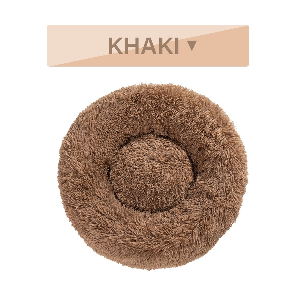 Coussin Donut Calmant pour Chien & Chat – Ultra-Moelleux & Anti-Stress